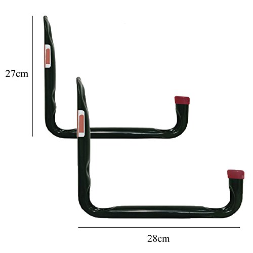 2 x Große Für hohe Beanspruchung Lagerung Haken An der Wand befestigter Leiter Fahrrad Garage Zweckhaken
