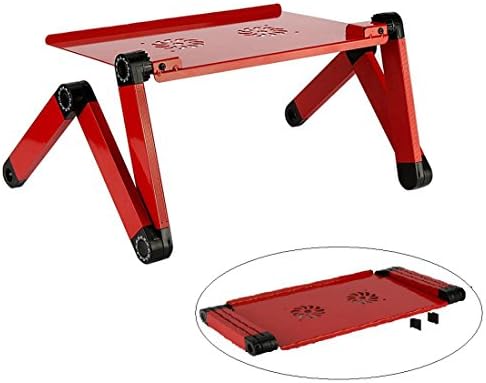 BXD Folding Table Desk Stand Tray for Laptop -Notebook-QuickLift LCD - DLP Projector Stand and Adjustable Height - Angle