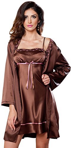 Irall Courtney Nightdress in Chocolate - Large