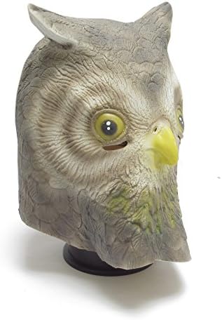 Owl Latex Mask Animal Kingdom Fancy Party Overhead Animal Mask Adults Bird Mask Owl