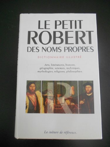couverture de : Le Petit Robert des noms propres