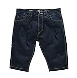  Dickies Kentucky Pantalones Cortos, Hombre, Azul(Stone Wash), One Size(Tamaño del Fabricante:32)