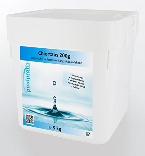 5 kg Chlor Tabs langsam löslich 200 g Chlortabletten