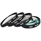 Polaroid 58mm Close-Up Makrolinsen Nahlinsen 4-Stück-Filterset für Makrofotografie - Inklusive +1 +2 +4 +10 - und Filtertasche