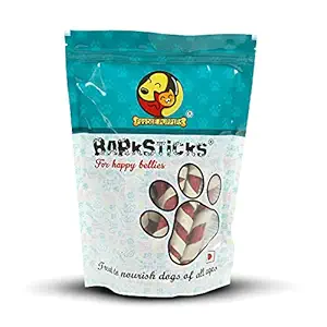 Foodie Puppies Barksticks Dog Chew Mutton Munchies Twirl Natural Treat (400gm)