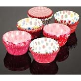 Orret Home 100 Adet Desenli Cupcake Kalıbı,Renkli Browni Ve Muffin Kabı,Kağıdı