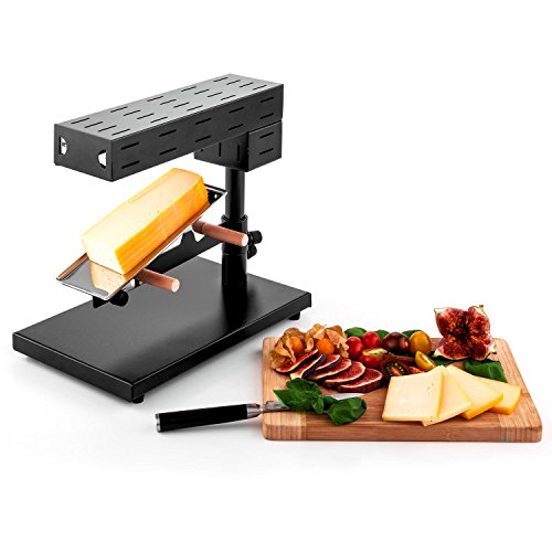 oneConcept Appenzell Raclette Grill (600 Watt, Standgert, verstellbar, einstellbarer Thermostat, Edelstahl) schwarz oneConcept Appenzell Raclette Grill (600 Watt, Standgert, verstellbar, einstellbarer Thermostat, Edelstahl) schwarz