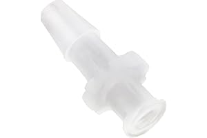 MEETOOT 10pcs Female Luer Lock 3/16" Polycarbonate Hose Barb Adapter for Laboratory Biochemical/Analytical Instruments, Food Machinery and Aquarium Equipment