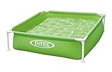 Intex Kinderpool Frame Pool Mini, Grün, 122 x 122 x 30 cm