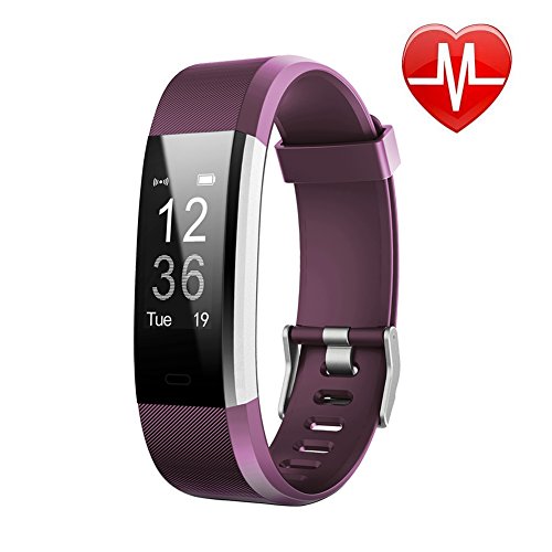 Price comparison product image LETSCOM Fitness Tracker HR,  Activity Tracker Watch Heart Rate Monitor,  Waterproof Smart Fitness Band Step Counter,  Calorie Counter