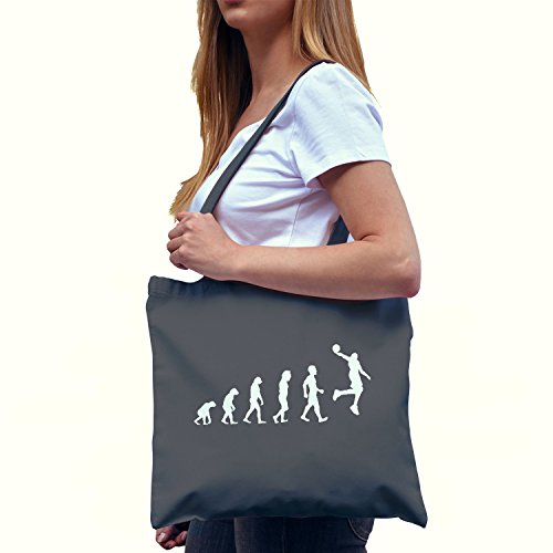 Preisvergleich Produktbild NERDO Basketball Evolution - Stoffbeutel, grau