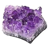 Amethyst Crystal Raw Cluster Rock, Reiki Healing Natural Crystals Specimen Gemstones Quartz Mineral Geode Amethyst Amytheist For Meditation Relief Anxiety Spiritual Awakening Gift (amethyst Cluster)