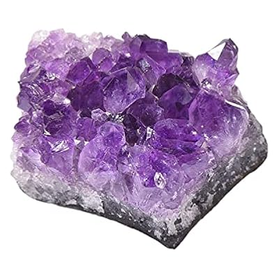 Amethyst Crystal Raw Cluster Rock, Reiki Healing Natural Crystals Specimen Gemstones Quartz Mineral Geode Amethyst Amytheist For Meditation Relief Anxiety Spiritual Awakening Gift (amethyst Cluster)