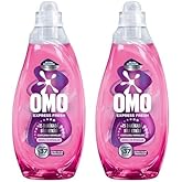 OMO Express Fresh Capcanlı Renkler Renkli ve Siyahlar Sıvı &Ccedil;amaşır Deterjanı 1480 ml 2li paket