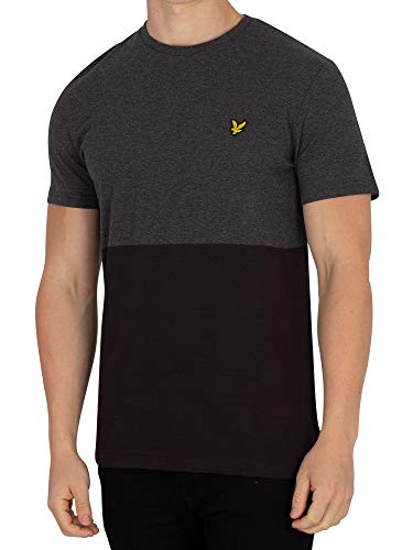 Lyle and Scott - Block Marl T-Shirt, True Black