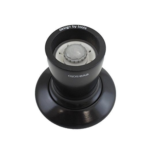 Eva Solo 530574 Salz- und Pfeffermühle, Birke, Verstellbares Mahlwerk, 11 cm, Schwarz - 3