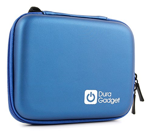 Hartschalen-Etui in Blau – wasserabweisend und robust – für Samsung Portable SSD T3 externe Festplatte (1TB | 2TB)