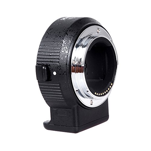 Andoer Commlite ENF-E1 Lentille Electrique Adaptateur de Montage Bague AF Auto Focus VR R  glable Ouverture Exposition pour Objectif Monture Nikon F Sony E-Mount Cam  ra