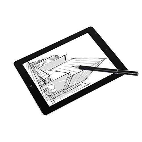 The Friendly Swede 2er-Set 3-in-1 Executive-Eingabestift mit Mikrofaserspitze, Präzisions-Disc und Kugelschreiber (schwarz) - 5