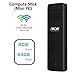 Produktbild Windows Mini PC Compute Stick - Preinstallierte Windows 10 Pro Edition im Intel Z8350 Quad Core 1.84GHz Eingebaute AC WiFi Bluetooth 4.0, RAM 4GB ROM 64GB Cooling Fan Ultra-Ruhiges Design.