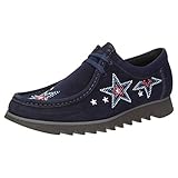 Modische Optik Sioux Damen Grash-D182-44 Sneaker Blau (Night 008) 41 EU