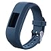 Produktbild Hunpta Ersatz Sport Silikon Armband Armband Armband für Garmin VivoFit Jr Junior Kids Fitness (Blau)