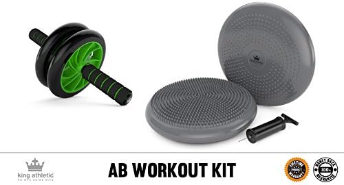 Ab Roller Wheel :: Abs Carver for Abdominal &amp; Stomach Exercise Training :: Fitness Equipment Core Shredding :: Includes 2 Free Instructional E-Books