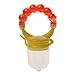 Generic Baby Pacifier feeding Fresh Food Baby Supplies Safe Nibbler Feeder Feeding Tool - yellow, M RS.200.00