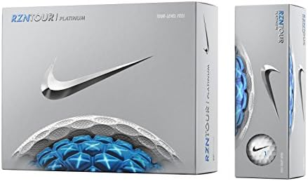NEW Nike RZN Tour Platinum Golf Balls - White - 1 Dozen (12 Balls)