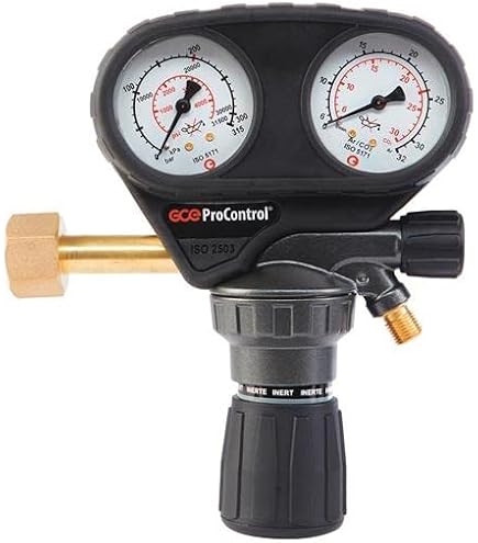 Régulateur Pression Gaz Argon/CO2 Sherman Turbo W21.8x1/14 - Pour Poste Soudure MIG/MAG