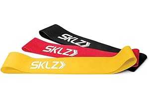 SKLZ Mini Bandes d'entraînement – Bande de résistance – Tension Moyenne – Portable – Entraînement, physiothérapie