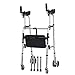 Produktbild GAIXIA Faltbares Trainingsheim für die unteren Gliedmaßen Aluminium Walker Walker Armstütze für ältere Menschen Vierbeiniger Walker Gehhilfen