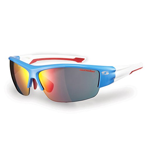 Sunwise Blue Frame Platinum Lens Sunglasses - Blue