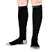 Produktbild JXTZ Kompressionssocken, 1Paar Kompressionsstrümpfe für Männer und Frauen (Kompression: 20-30mmHg), Ergonomisch Socken für Sport, Läufer, Radfahrer ,Jogger, etc & Medizinische Zwecke - Größe L&XL