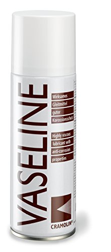 VASELINE 200ml Spraydose - universelles hochreines Gleitmittel - ITW Cramolin - 1141411 - weißes, säurefreies Korrosionsschutzmittel