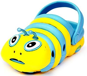 JeGesCaterpillar Kids Clogs - Summer Sandals for Beach, Pool, Garden or Home - UK Size 2-11 or EU Size 18-29