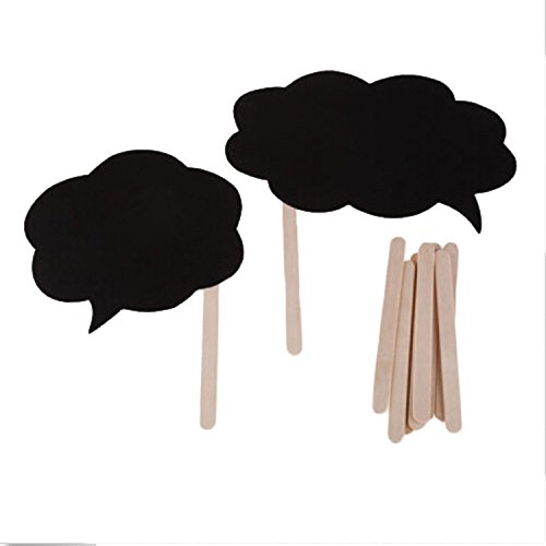 Ailiebhaus Photo Props 10x Photobooth Schnurbart Fotoaccessoires für witzige Bilder egal ob Hochzeit, Geburtstag,jede andere Party - 3