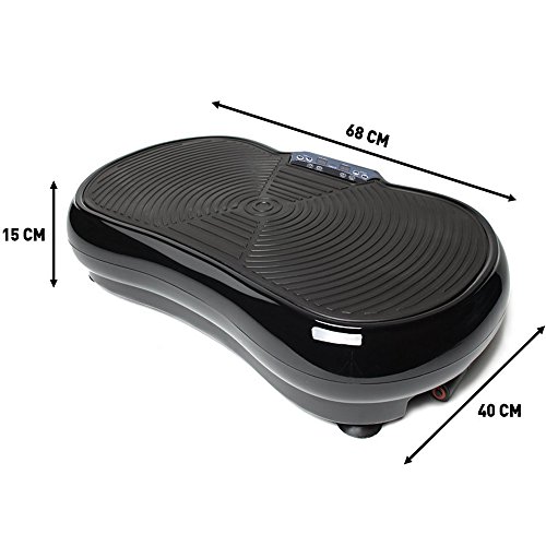 Befied Trainingsgerät Vibrationsplatte Ganzkörper Vibrationstrainer Crazy Vibrations Massage Zuhause Büro Gym EU-Steck Tragend 150kg - 2