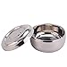 Men Durable Double Layer Stainless Steel Shaving Razor Soap Cup Thickened Heat Insulation Bowl with Lid