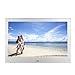 Produktbild Foto-Fotorahmen Digitaler Bilderrahmen Video Multimedia Werbemaschine Fünf Metallrahmen Multifunktionales Elektronisches Album 10 Zoll UK (Farbe: ROSA) Picture Photo Display Frame (Farbe : Silver)
