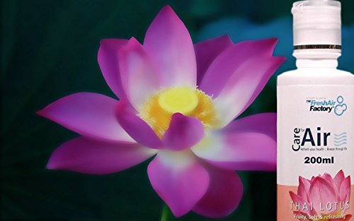 Für luft luftreiniger – CareforAir Thai Lotus Essenz 200 milliliter – Wonderful blumigen duft – Entspannende und reinigung – Süßigkeiten frisch und duftend – VERWENDEN SIE IN REVITALIZERS, IONISATOREN, LUFTBEFEUCHTER – 100% Produktgarantie - 7