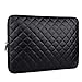 Price comparison product image Aucase 13-14 Inch Laptop Sleeve, Water Repellent and Shock Resistant PU Leather Diomand Foam Splash Protective Laptop Case/Ultrabook Briefcase/Notebook Carrying Bag/Chrombook Travel Case