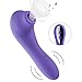 Produktbild Delightoys Nippel Klitoris Sauger Vibratoren für sie Klitoris und G-punkt Klitorisvibrator mit 10 Saugintensitäten und 20 Vibrationsmodi Starker Klitorisstimulator Sexspielzeug für Frauen und Paare (Purple)