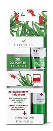 FLOS LEK Lid & Under Eye Gel with Eyebright and Aloe 15ml