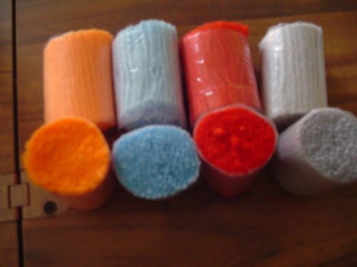 Latch Hook Cushion Kit Butterfly in Pink and Blue 43cm X 43cm Complete with Backing Fabric with Zip and Edging