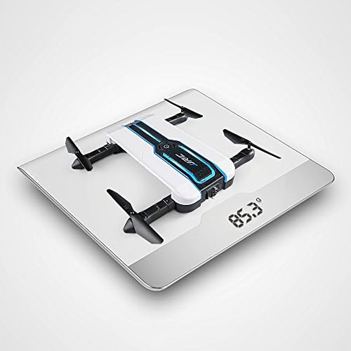 【New Version 2018】Aorula New Generation Optical Flow Positioning Foldable Selfy Camera Drone, Mini RC Selfie Air pocket quadcopter FPV, JJRC H61 with Gravity Sensor Mode /3D Flips and Rolls/720P WiFi Camera for Teens Adults Beginners.(White)