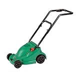 Der Rasenmäher aus hochwertigem Kunststoff und im tollem Design. Da freut sich der kleine Hobbygärtner. Der Rasenmäher macht beim fahren und bei der Bewegung ein ratterndes Geräusch. Bei dem Rasenmäher Rotak handelt es sich um ein Imitationsspielzeug, eine richtige Mähfunktion hat dieser Kunststoff-Rasenmäher daher nicht. +++Details+++ Maße: Griffhöhe ca. 47 cm Breit inkl. Reifen ca. 23 cm Länge gesamt ca. 66 cm