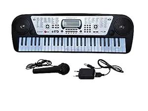 DOMENICO World 54 Key Electronic Musical Portable Piano Keyboard with LCD Display, Adapter, Microphone