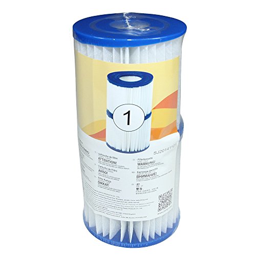 Jilong filter cartridge No.1 – Filter Kartusche Typ 1 für Poolpumpen, Ø 80 mm x 85 mm, Innen Ø 25mm - 3