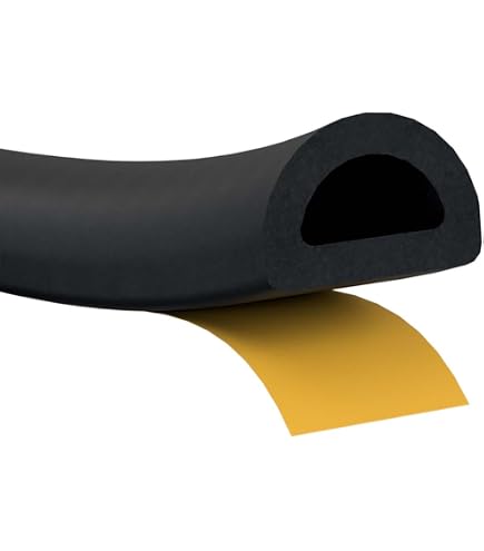 STORMGUARD Self-Adhesive Draught Excluder Foam - Black, 3.5m Length, 13mm X 8mm, For Doors & Windows